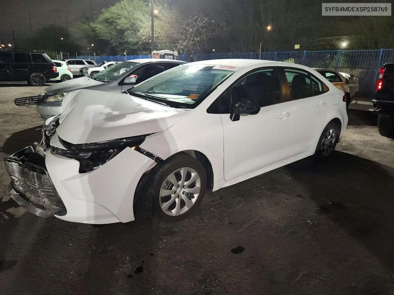 TOYOTA COROLLA 2025, VIN 5YFB4MDEXSP258769