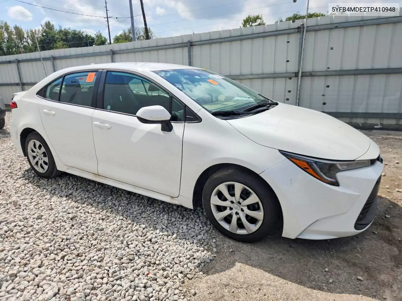 TOYOTA COROLLA 2026, VIN 5YFB4MDE2TP410948