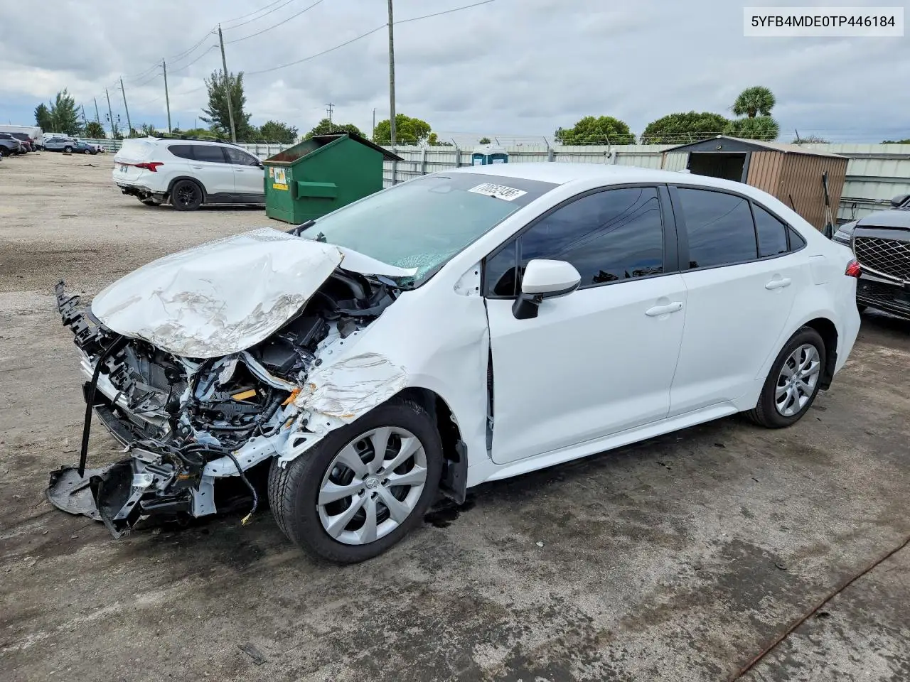 TOYOTA COROLLA 2026, VIN 5YFB4MDE0TP446184