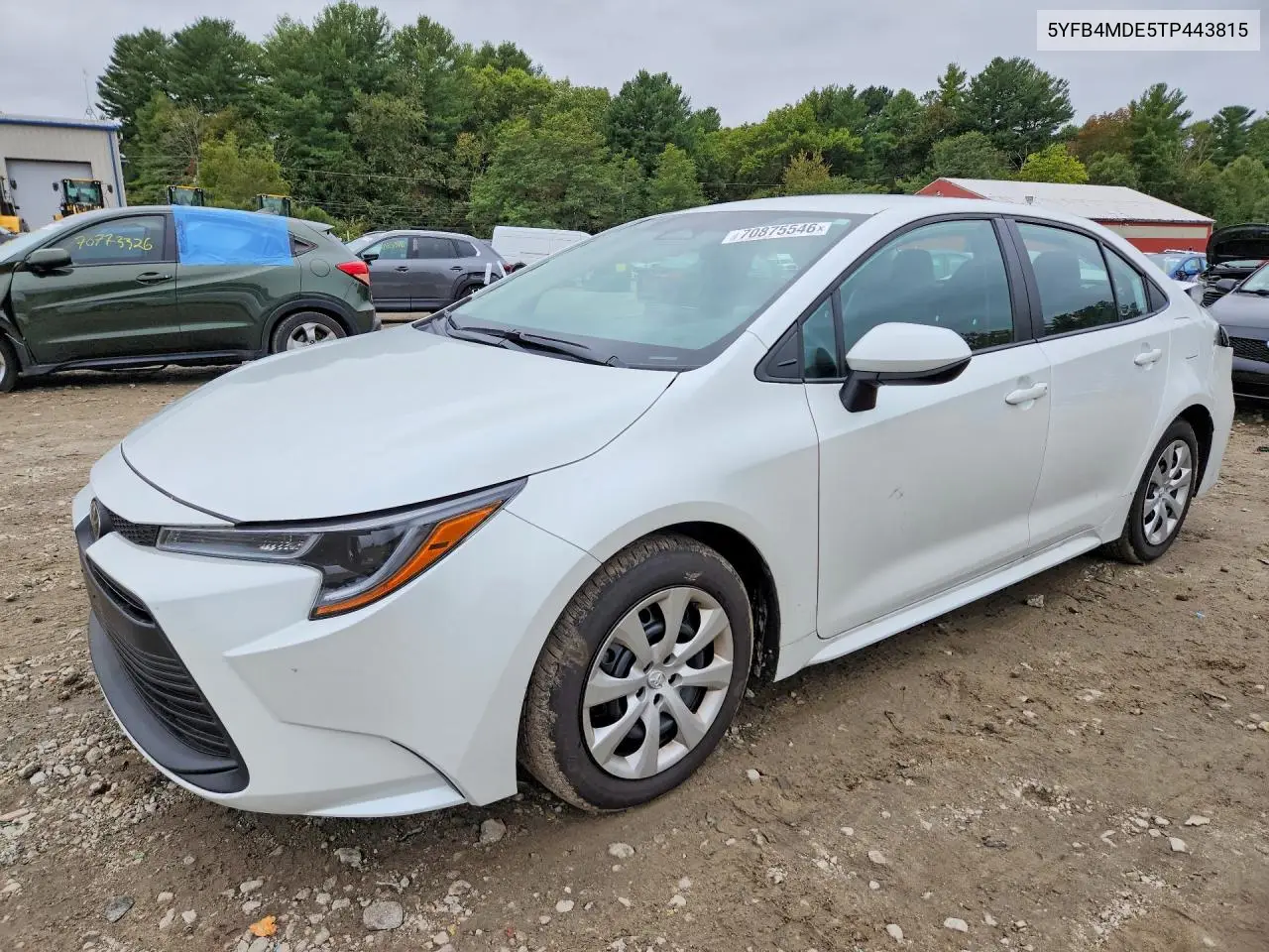 TOYOTA COROLLA 2026, VIN 5YFB4MDE5TP443815