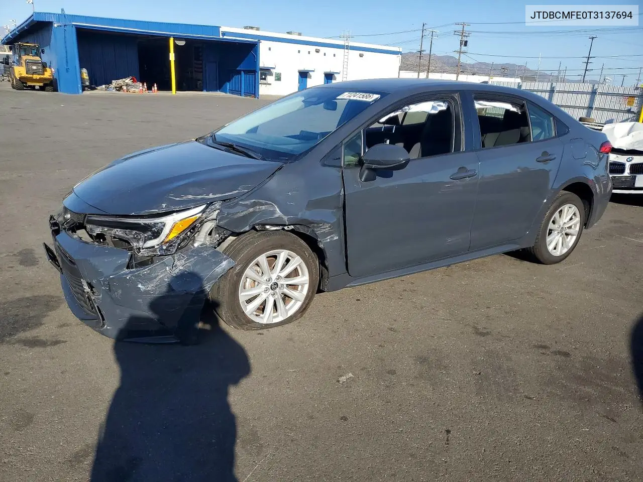 TOYOTA COROLLA 2026, VIN JTDBCMFE0T3137694