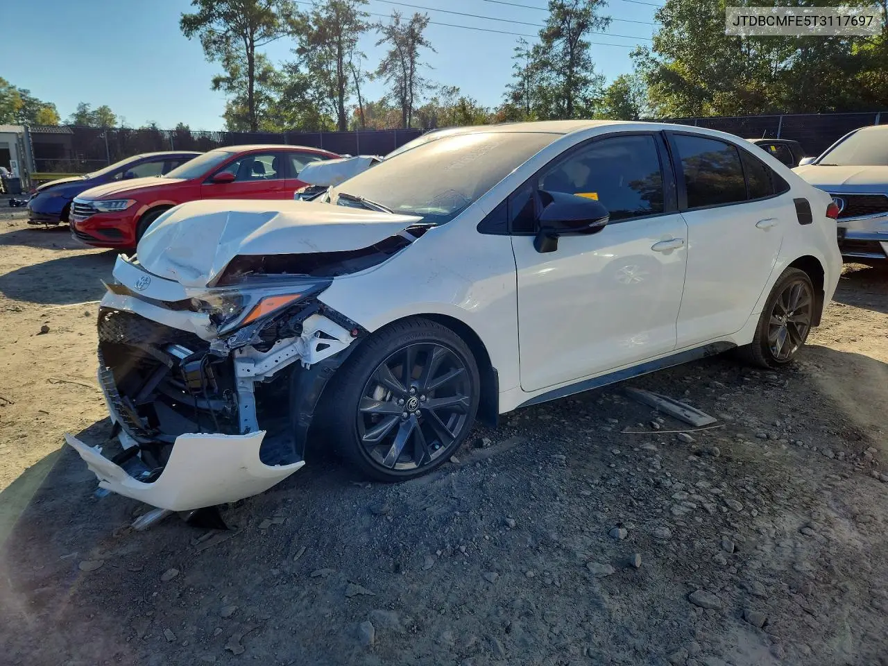 TOYOTA COROLLA 2026, VIN JTDBCMFE5T3117697