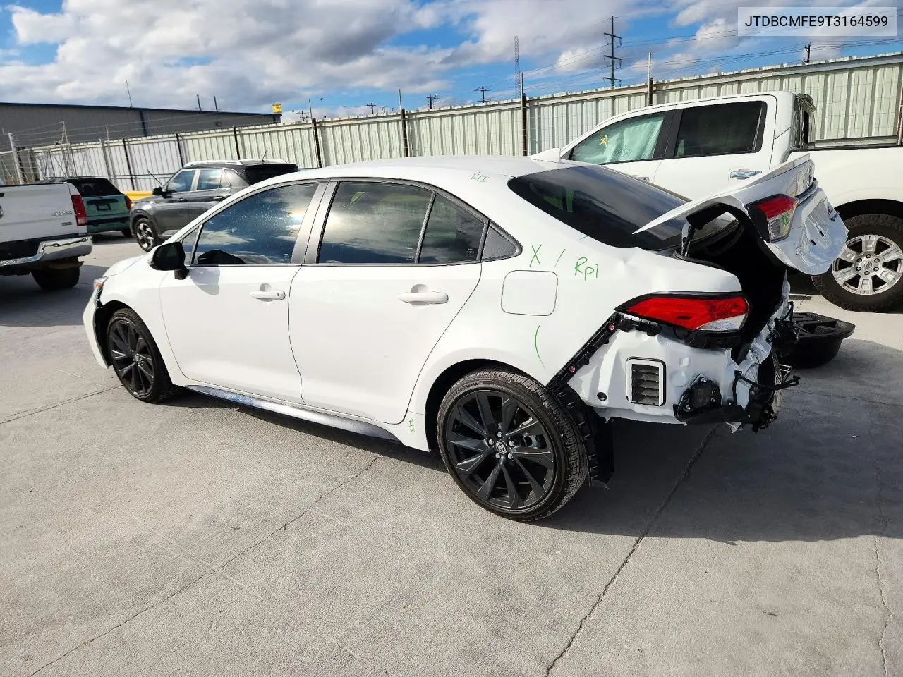2026 TOYOTA COROLLA VIN JTDBCMFE9T3164599 — фото 2