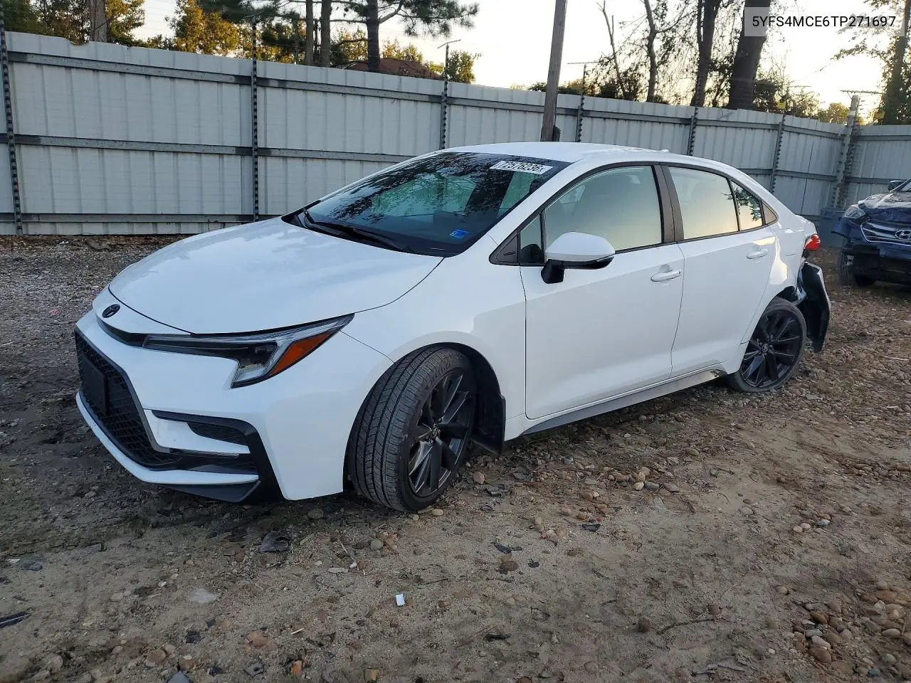 TOYOTA COROLLA 2026, VIN 5YFS4MCE6TP271697