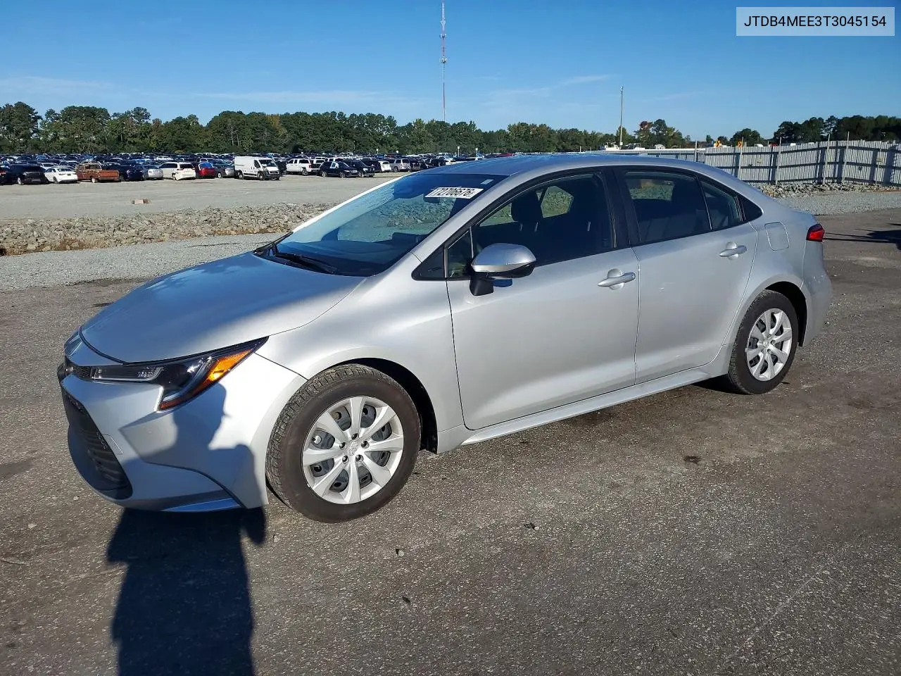 TOYOTA COROLLA 2026, VIN JTDB4MEE3T3045154