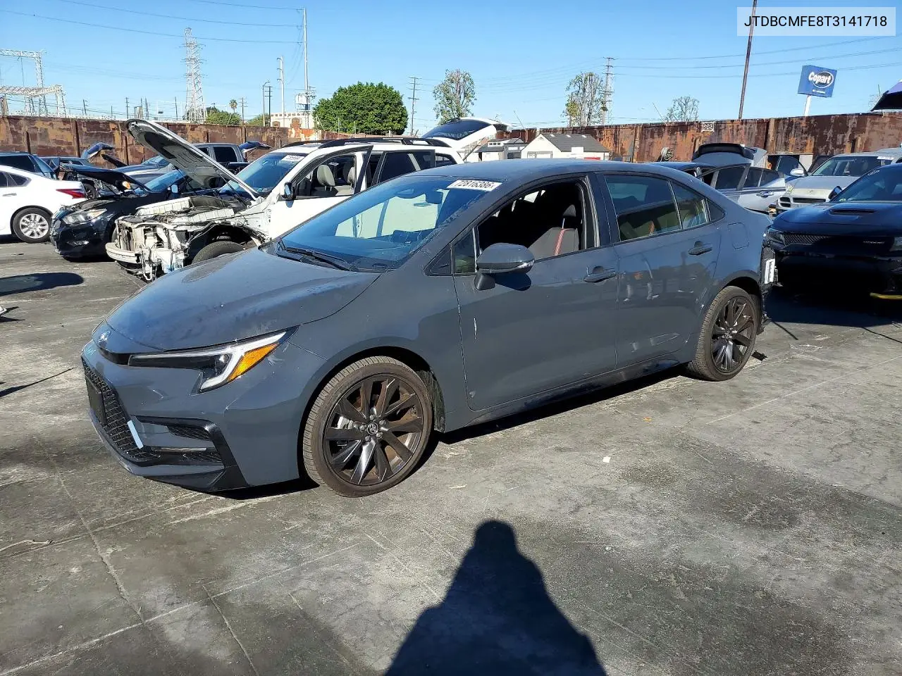 TOYOTA COROLLA 2026, VIN JTDBCMFE8T3141718