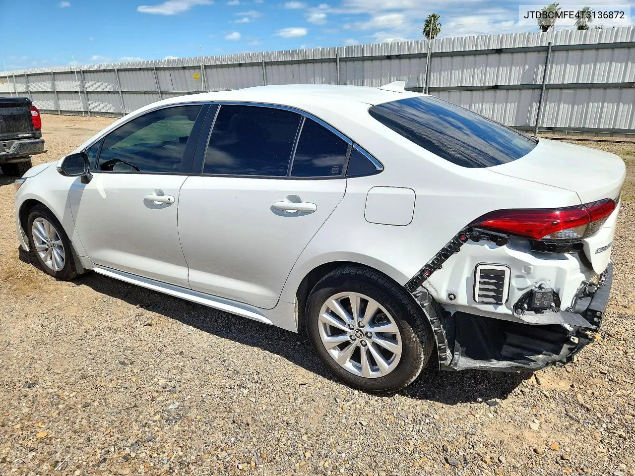 2026 TOYOTA COROLLA VIN JTDBCMFE4T3136872 — фото 2