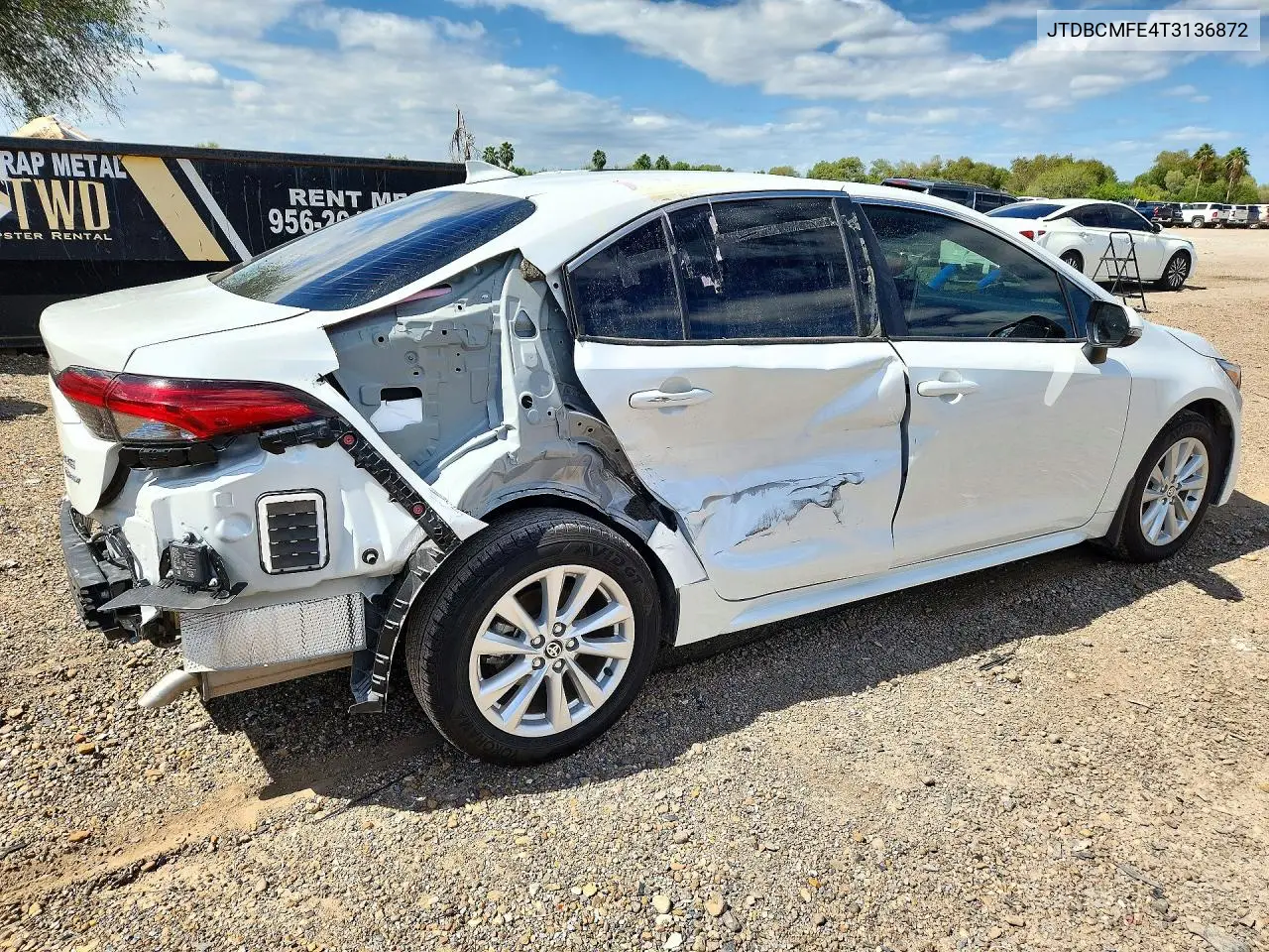 2026 TOYOTA COROLLA VIN JTDBCMFE4T3136872 — фото 3