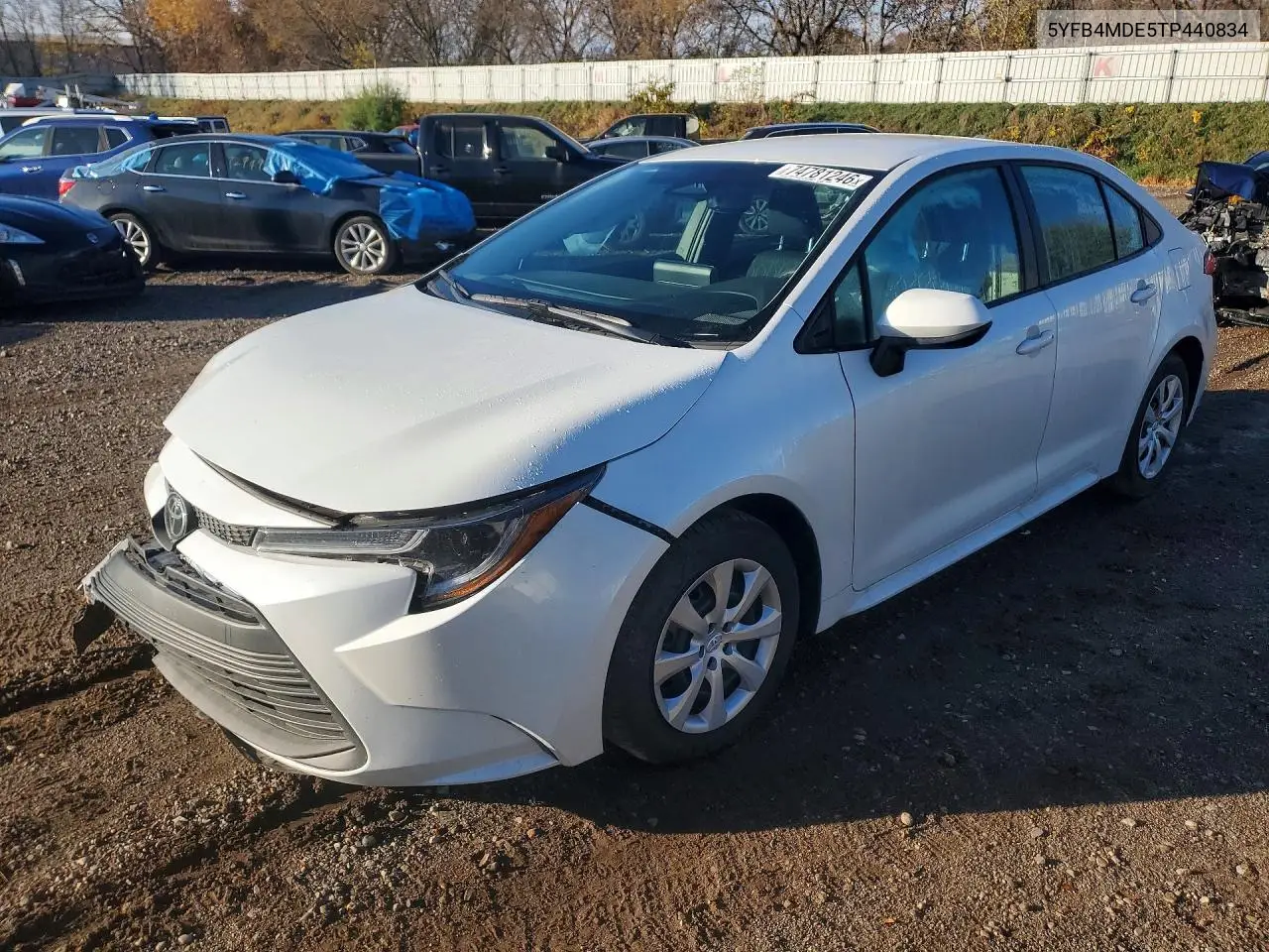 TOYOTA COROLLA 2026, VIN 5YFB4MDE5TP440834