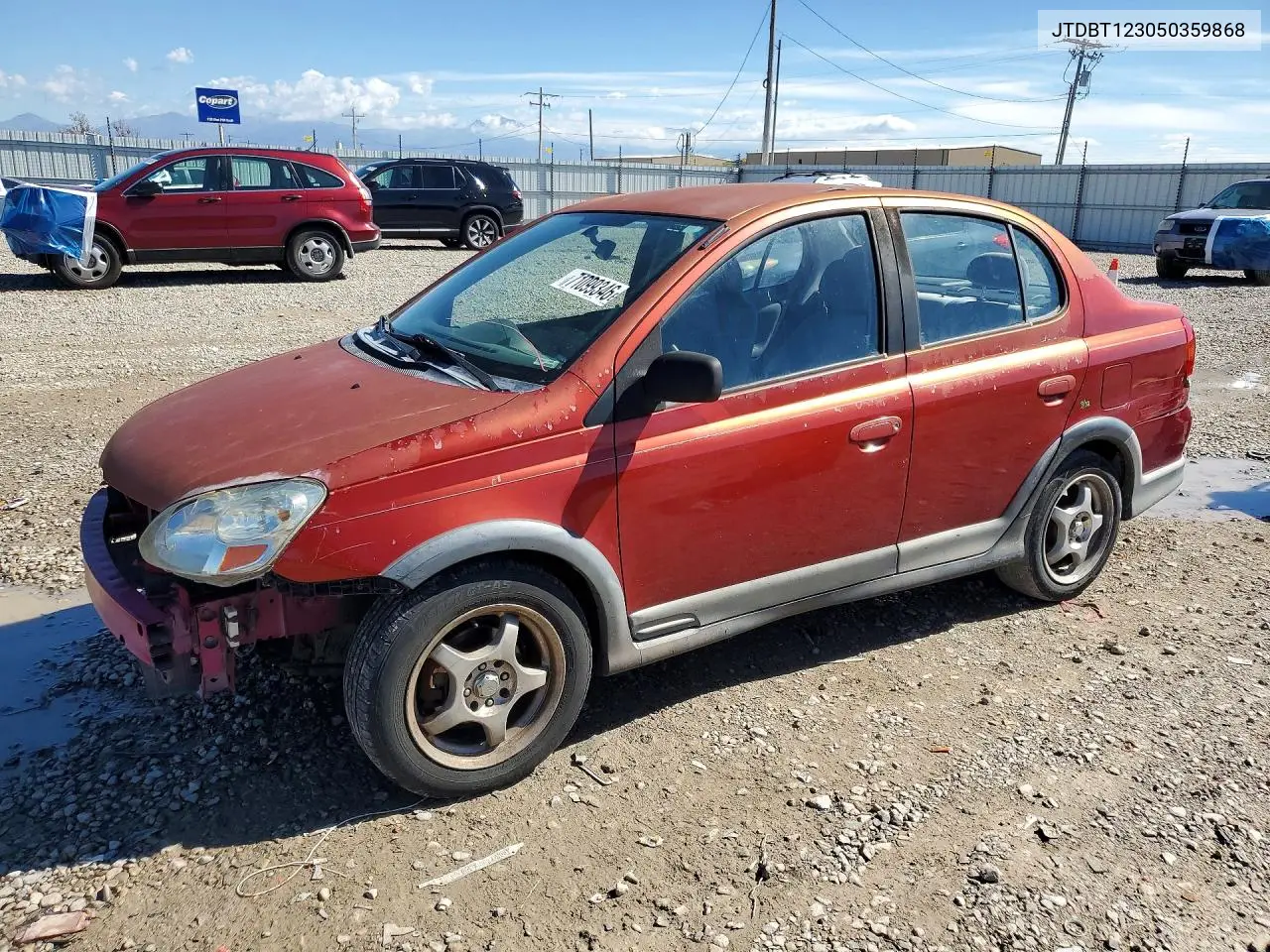 TOYOTA ECHO 2005, VIN JTDBT123050359868