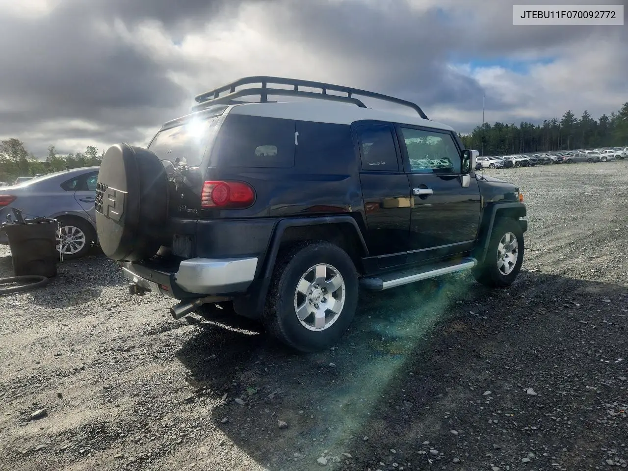 2007 TOYOTA FJ CRUISER VIN JTEBU11F070092772 — фото 3