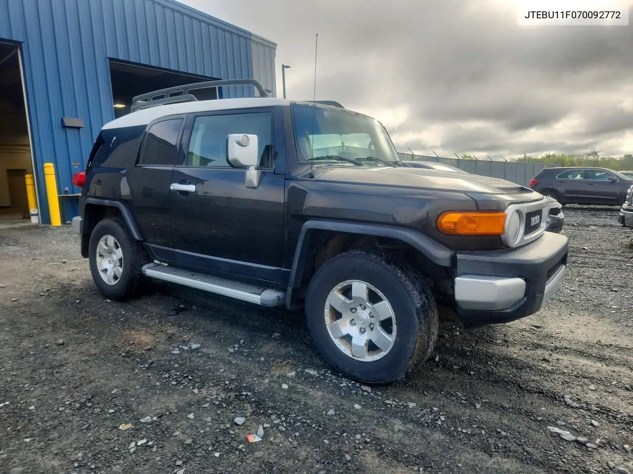 2007 TOYOTA FJ CRUISER VIN JTEBU11F070092772 — фото 4