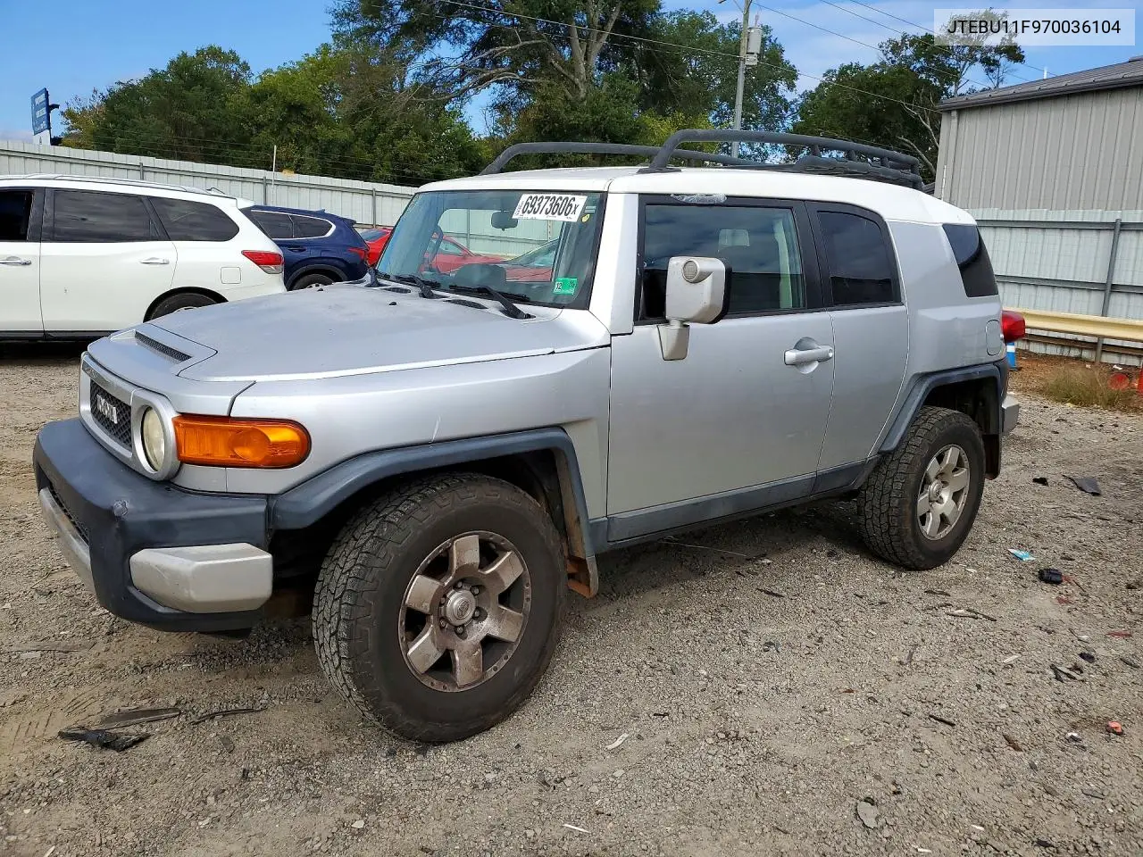 TOYOTA FJ CRUISER 2007, VIN JTEBU11F970036104