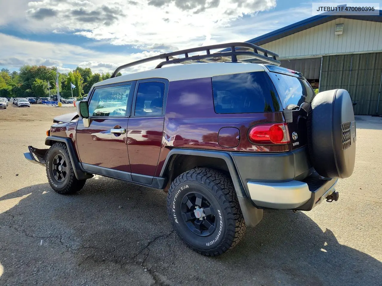 2007 TOYOTA FJ CRUISER VIN JTEBU11F470080396 — фото 2