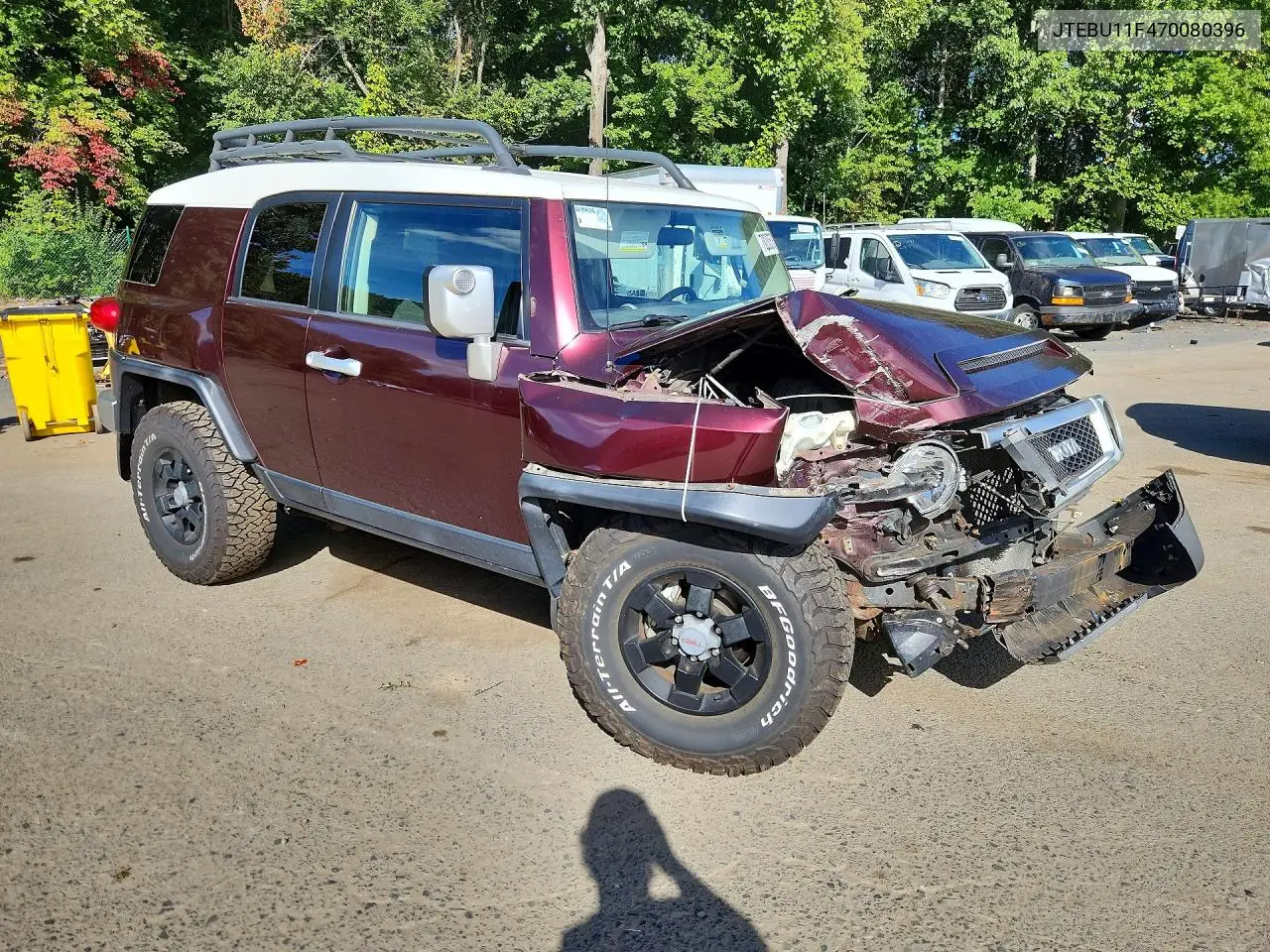 2007 TOYOTA FJ CRUISER VIN JTEBU11F470080396 — фото 4