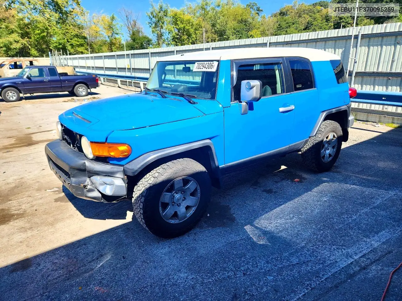 TOYOTA FJ CRUISER 2007, VIN JTEBU11F370095259