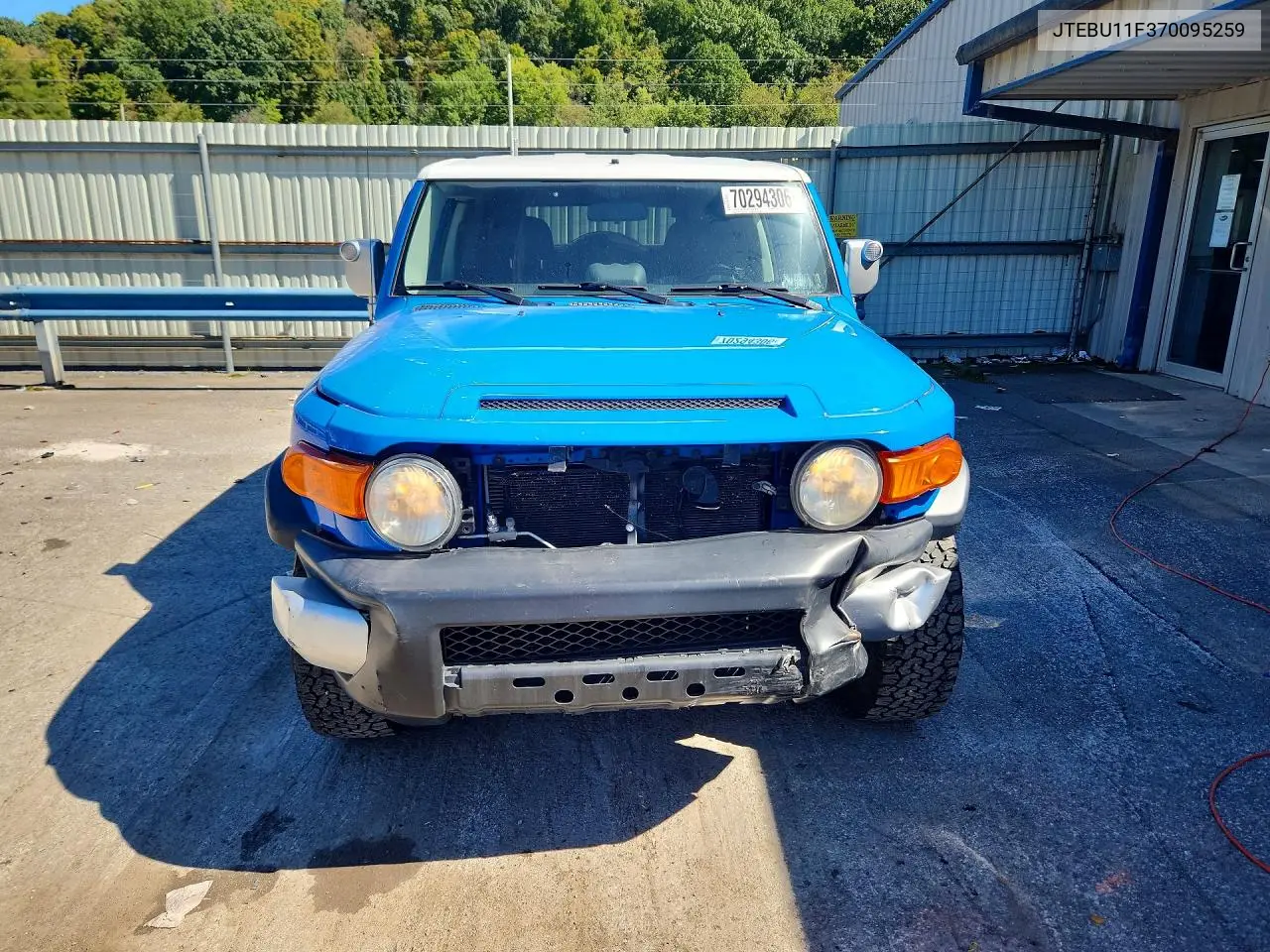 2007 TOYOTA FJ CRUISER VIN JTEBU11F370095259 — фото 5