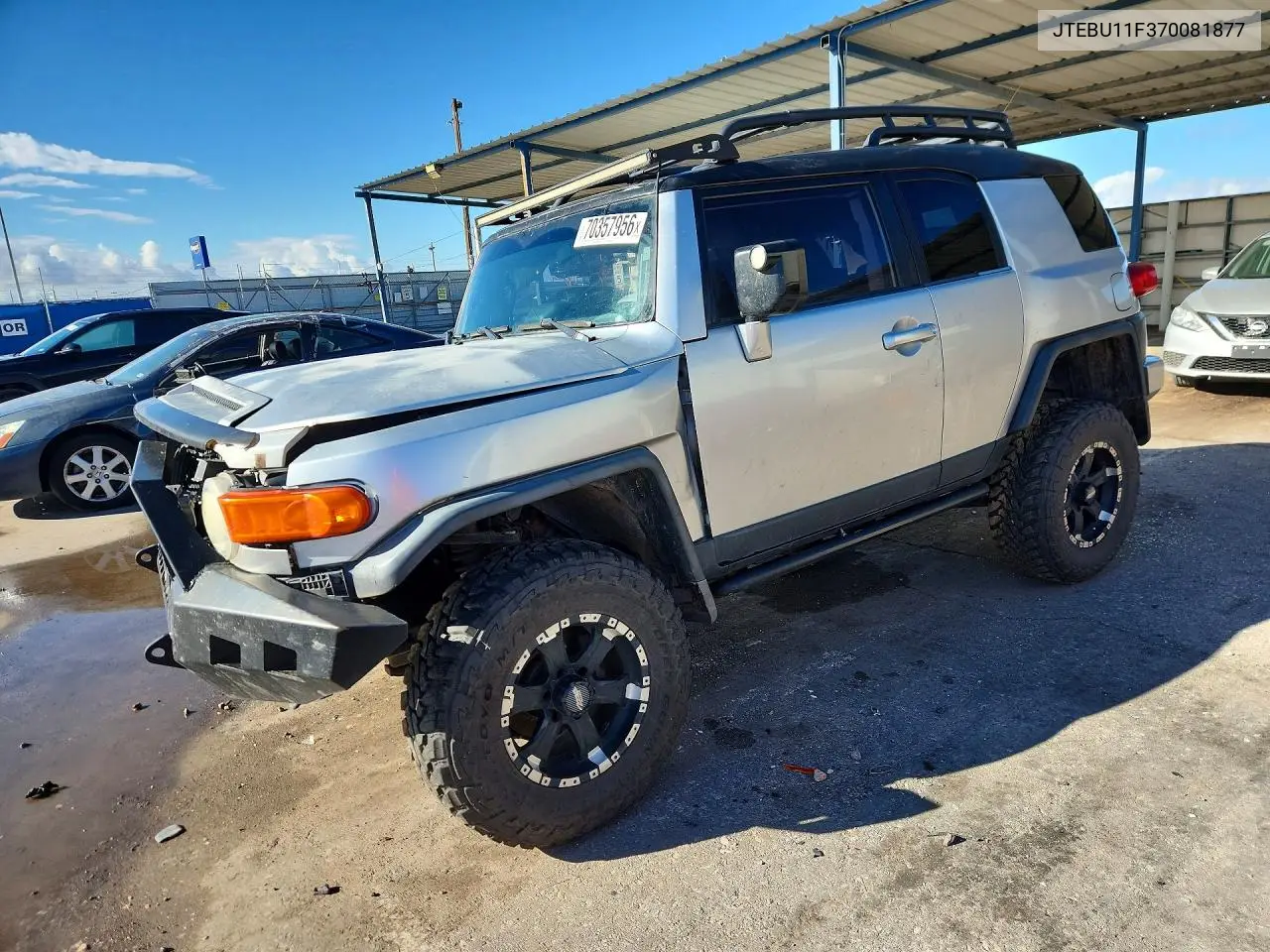 TOYOTA FJ CRUISER 2007, VIN JTEBU11F370081877