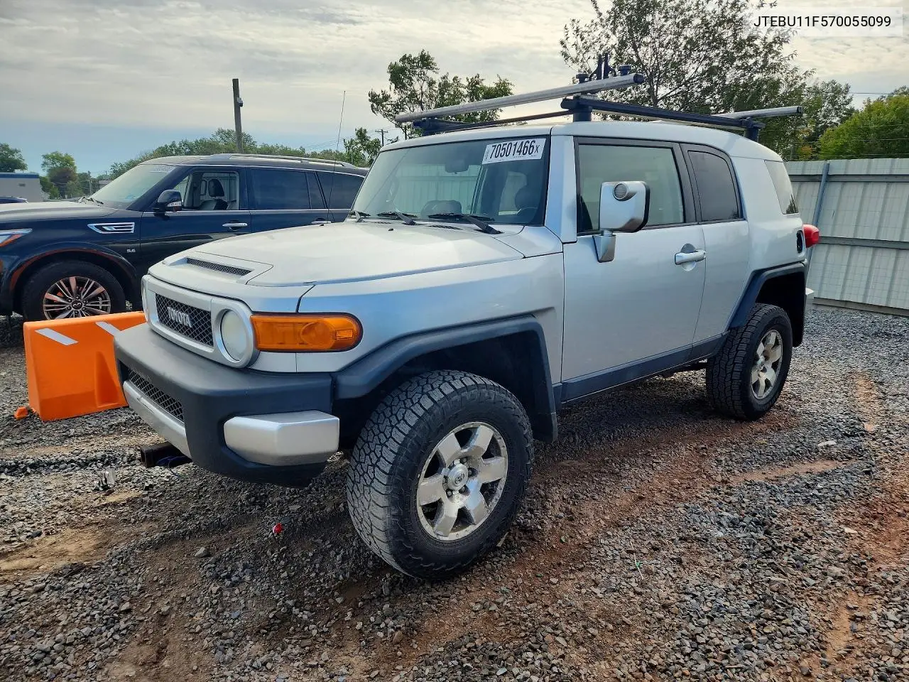 TOYOTA FJ CRUISER 2007, VIN JTEBU11F570055099