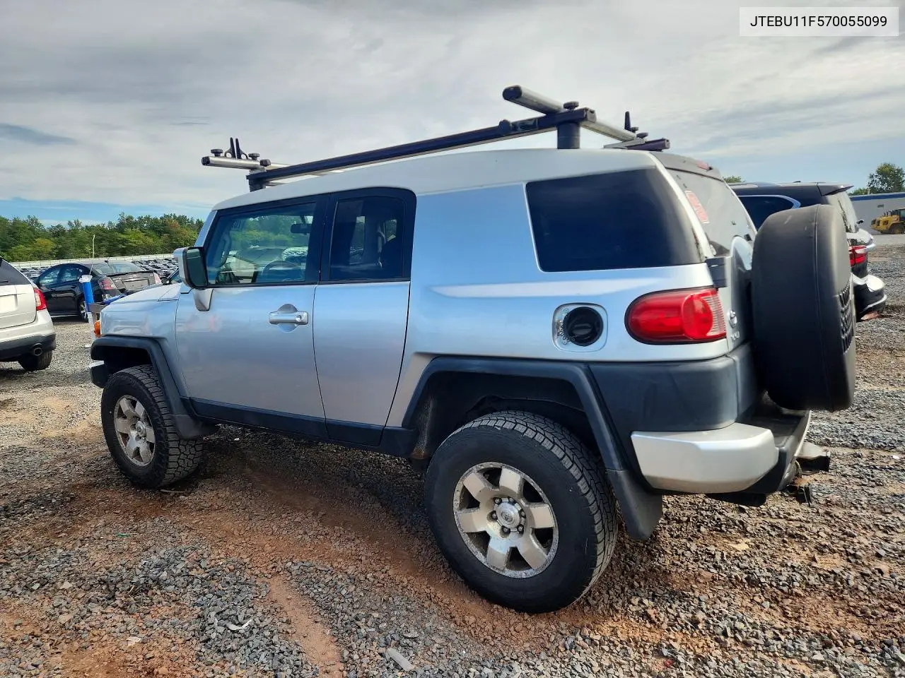 2007 TOYOTA FJ CRUISER VIN JTEBU11F570055099 — фото 2