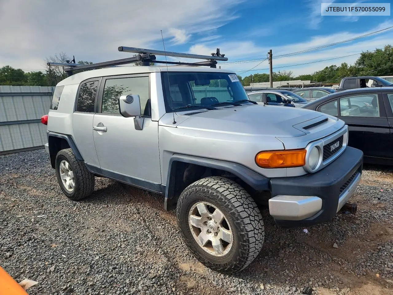 2007 TOYOTA FJ CRUISER VIN JTEBU11F570055099 — фото 4