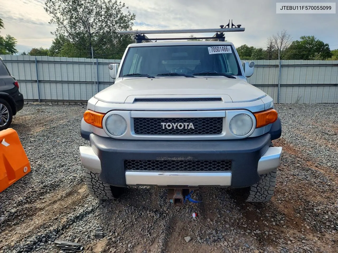 2007 TOYOTA FJ CRUISER VIN JTEBU11F570055099 — фото 5