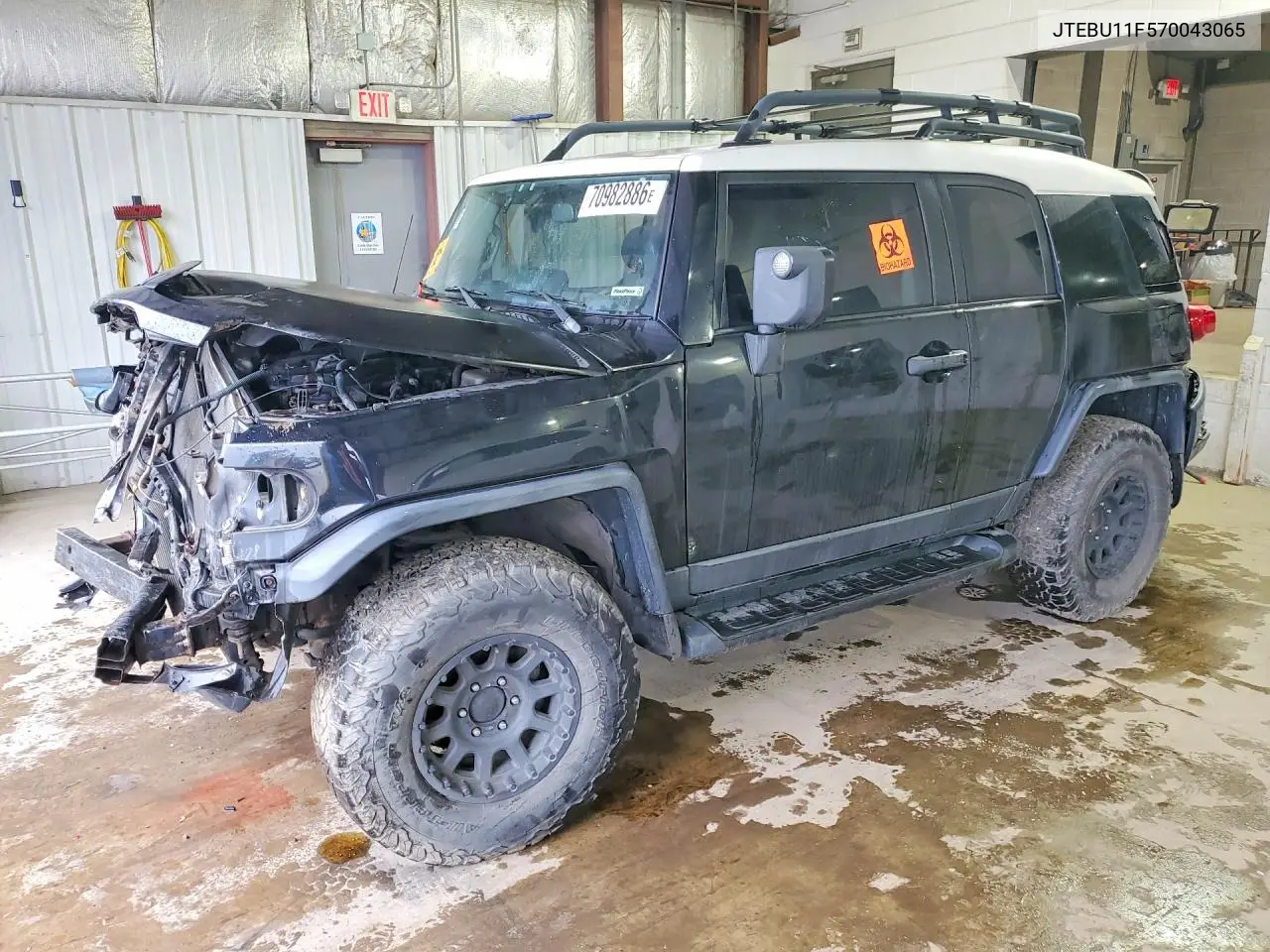 TOYOTA FJ CRUISER 2007, VIN JTEBU11F570043065