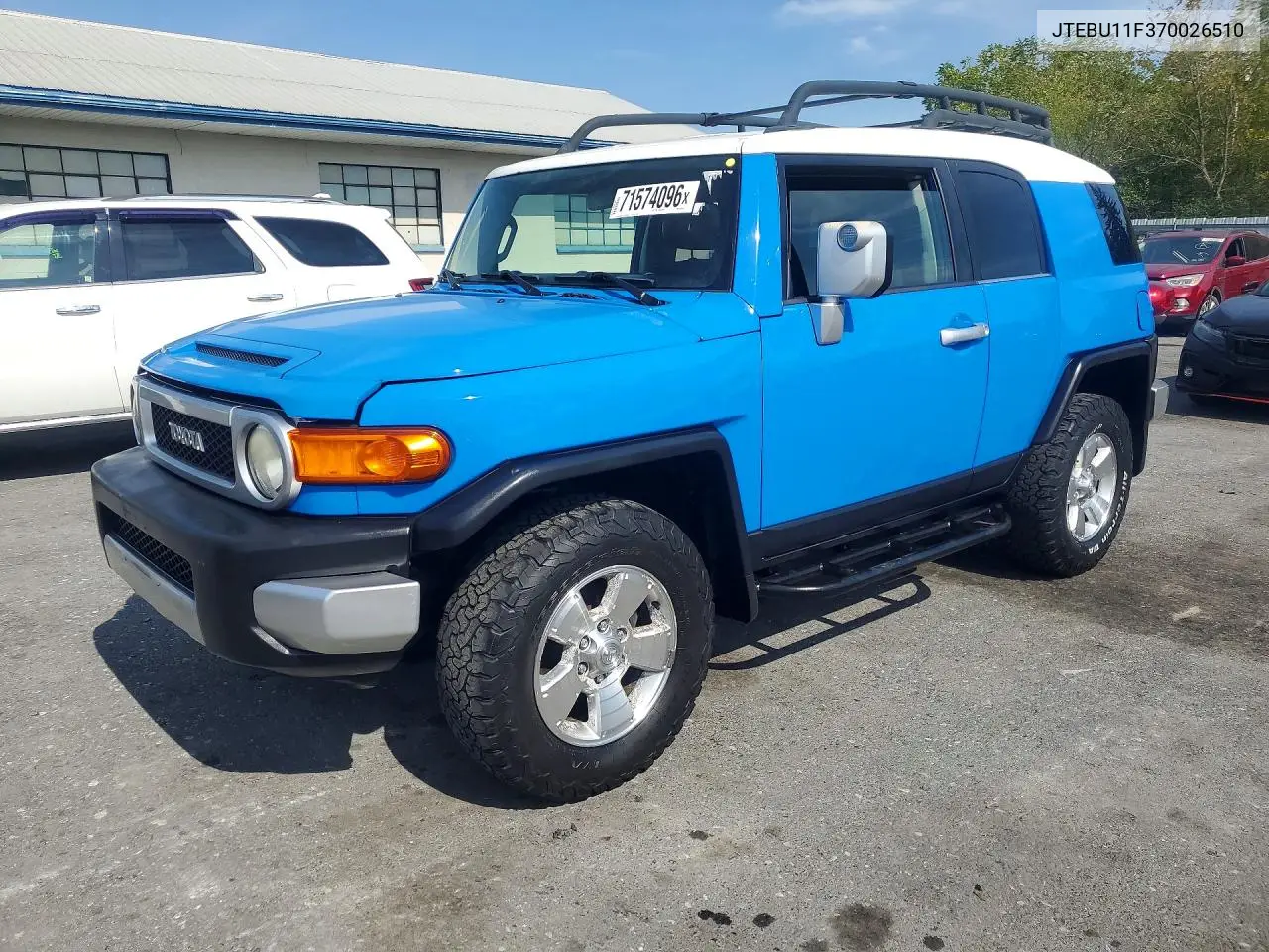 TOYOTA FJ CRUISER 2007, VIN JTEBU11F370026510