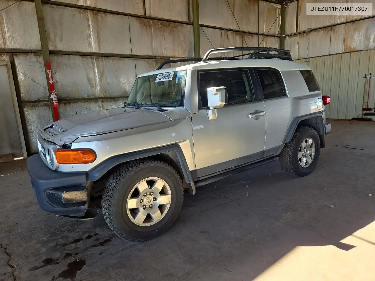 TOYOTA FJ CRUISER 2007, VIN JTEZU11F770017307