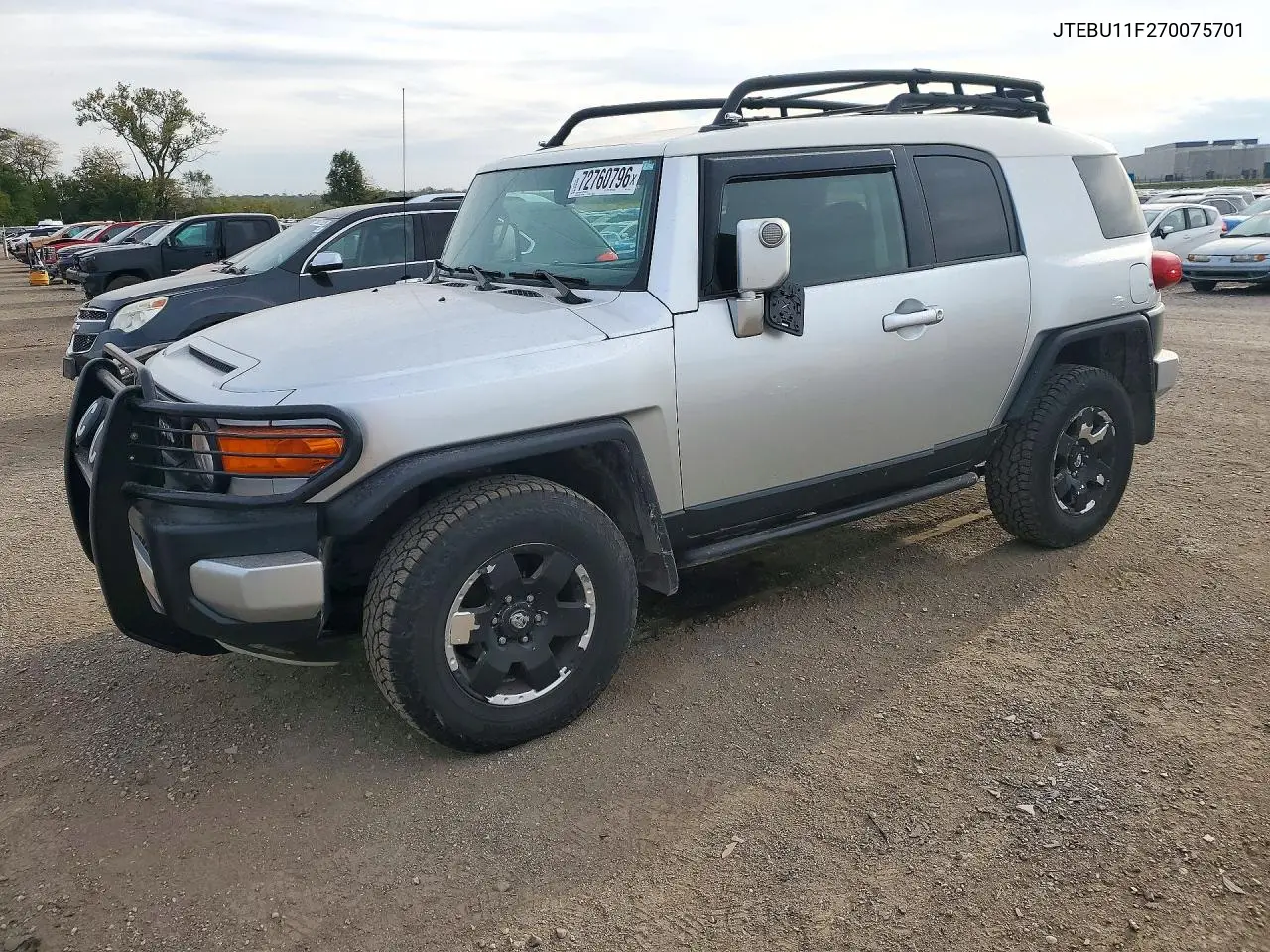 TOYOTA FJ CRUISER 2007, VIN JTEBU11F270075701