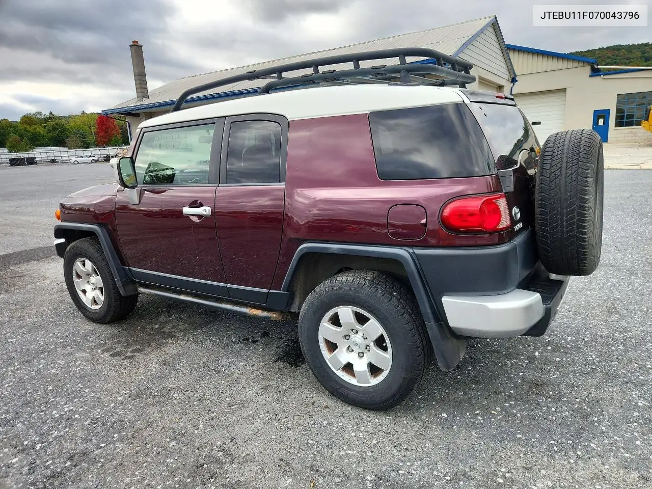 2007 TOYOTA FJ CRUISER VIN JTEBU11F070043796 — фото 2