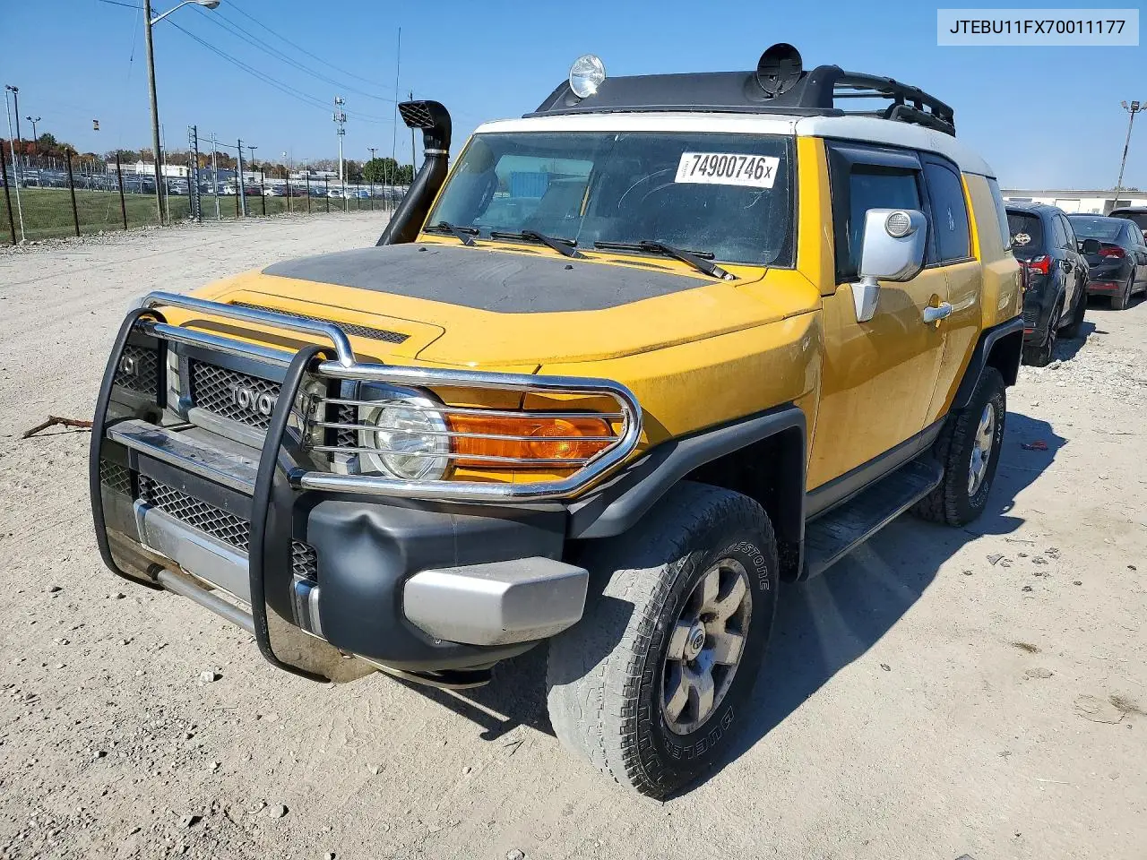 TOYOTA FJ CRUISER 2007, VIN JTEBU11FX70011177