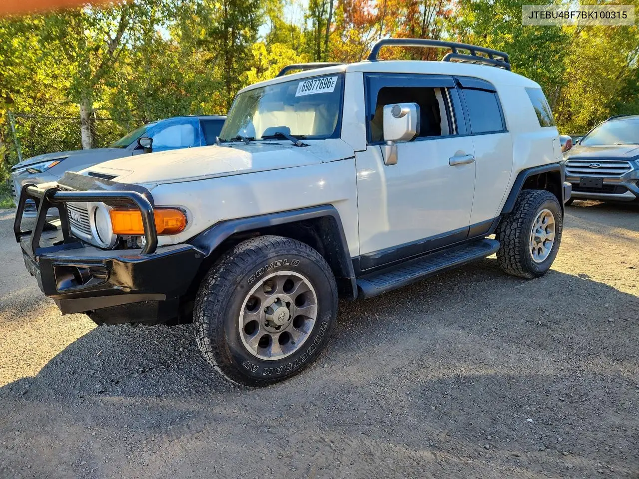 TOYOTA FJ CRUISER 2011, VIN JTEBU4BF7BK100315