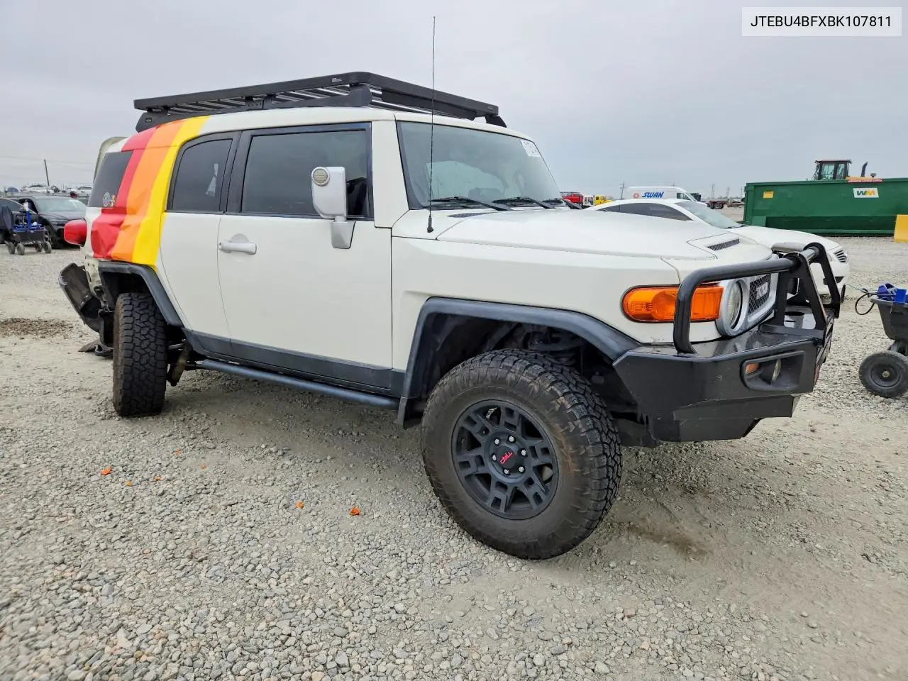 2011 TOYOTA FJ CRUISER VIN JTEBU4BFXBK107811 — фото 4