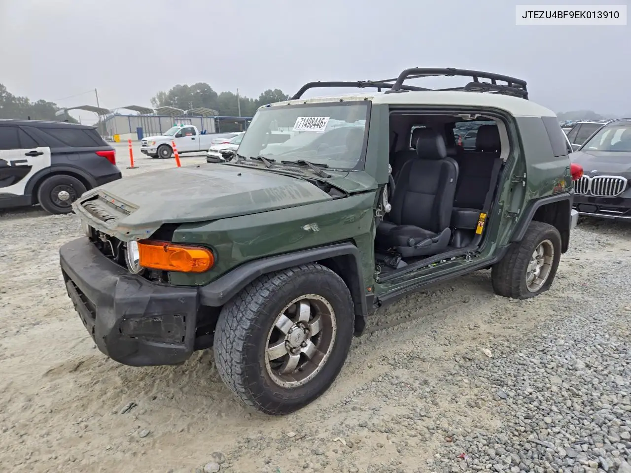 TOYOTA FJ CRUISER 2014, VIN JTEZU4BF9EK013910