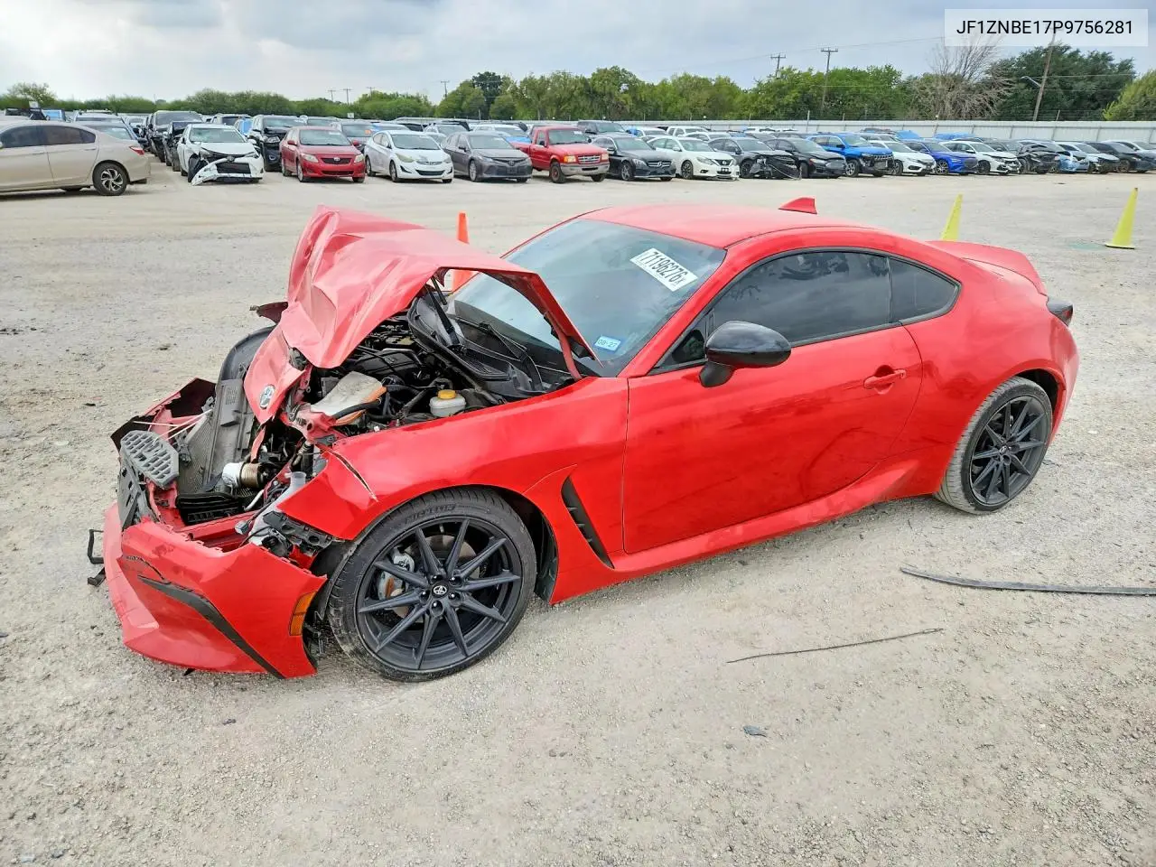 TOYOTA GR 86 2023, VIN JF1ZNBE17P9756281