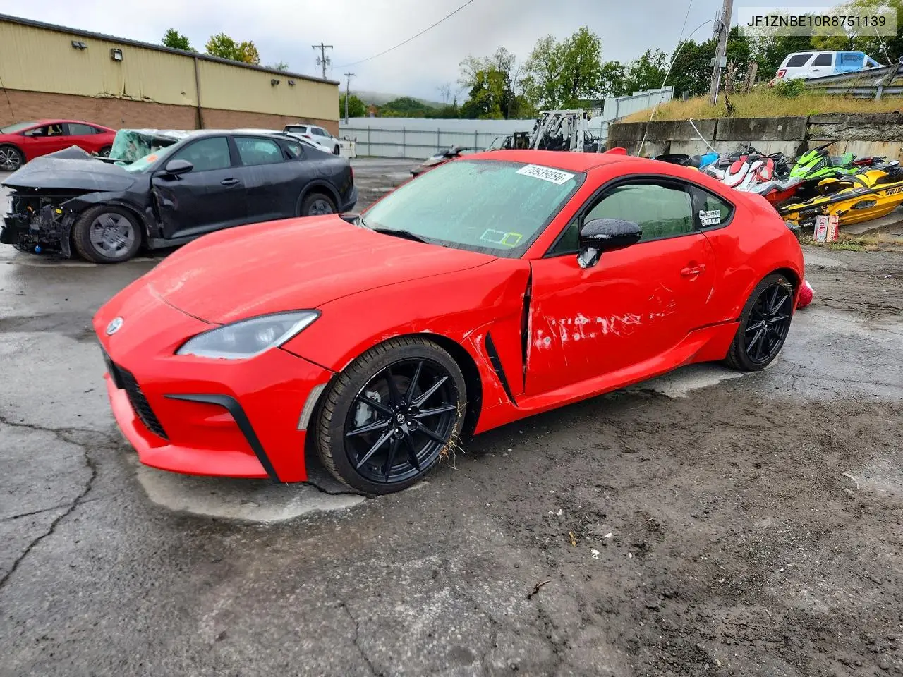 TOYOTA GR 86 2024, VIN JF1ZNBE10R8751139