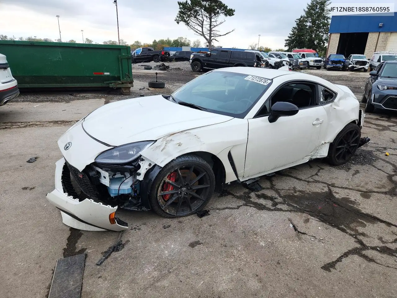 TOYOTA GR 86 2025, VIN JF1ZNBE18S8760595
