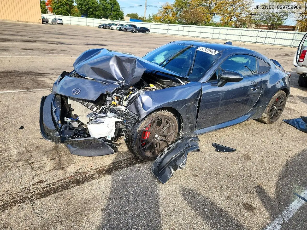 TOYOTA GR 86 2025, VIN JF1ZNBE18S9759909