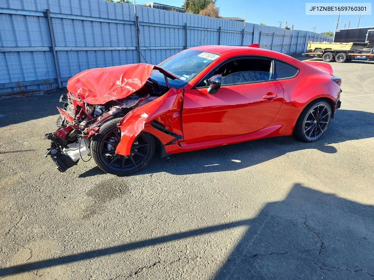 TOYOTA GR 86 2025, VIN JF1ZNBE16S9760301