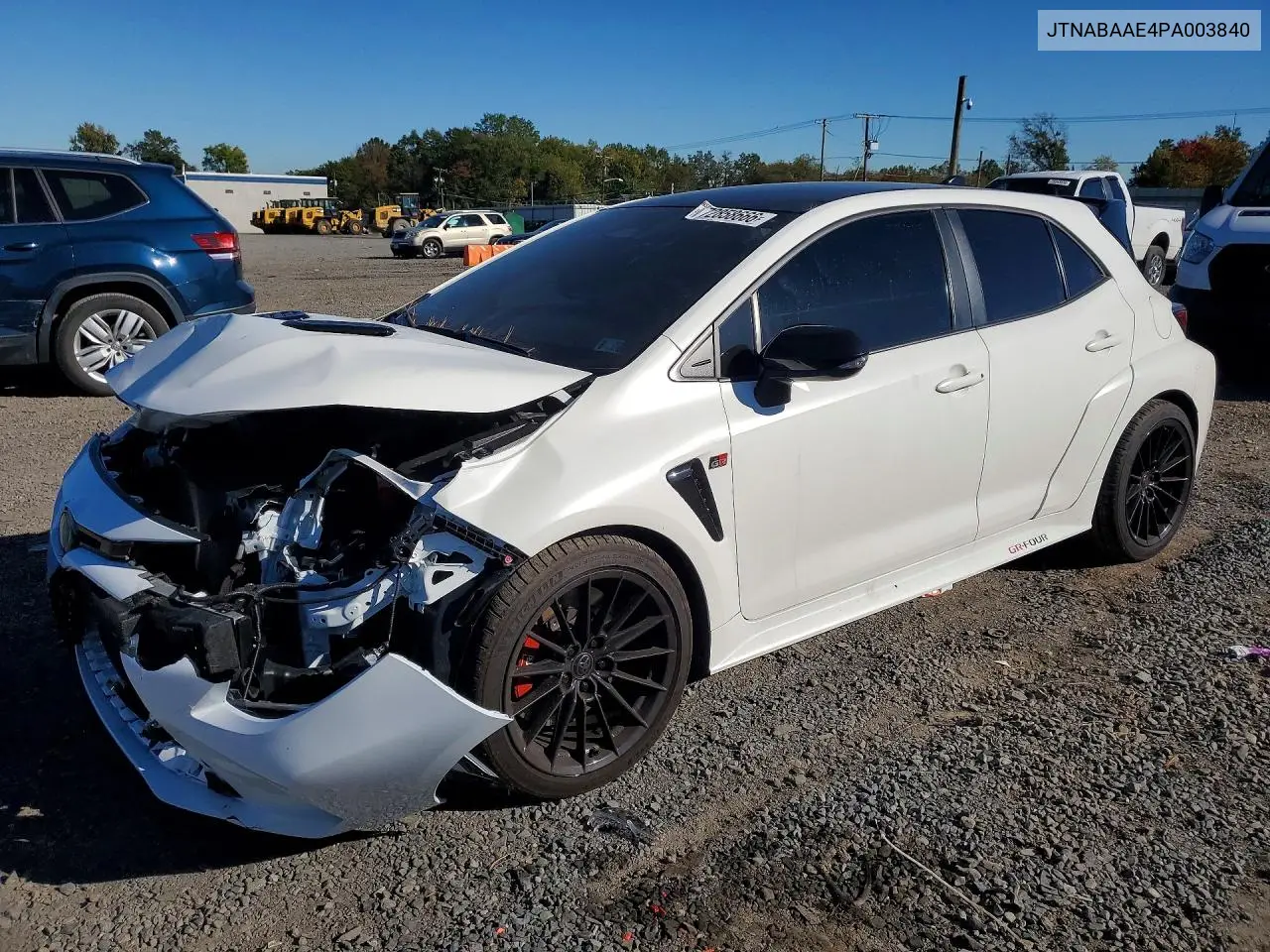TOYOTA GR COROLLA 2023, VIN JTNABAAE4PA003840