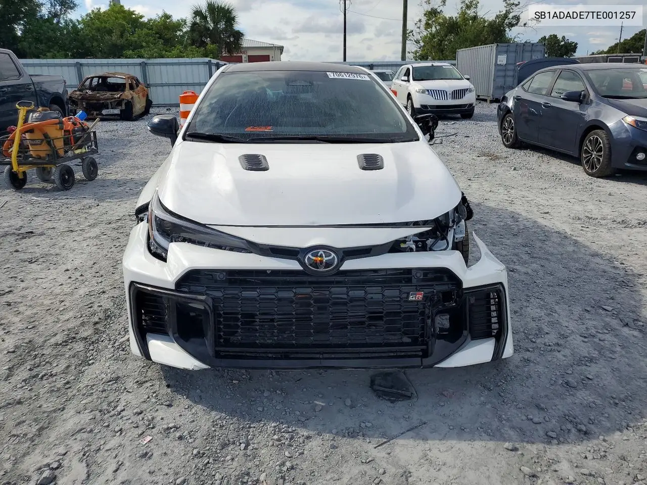 2026 TOYOTA GR COROLLA VIN SB1ADADE7TE001257 — фото 5
