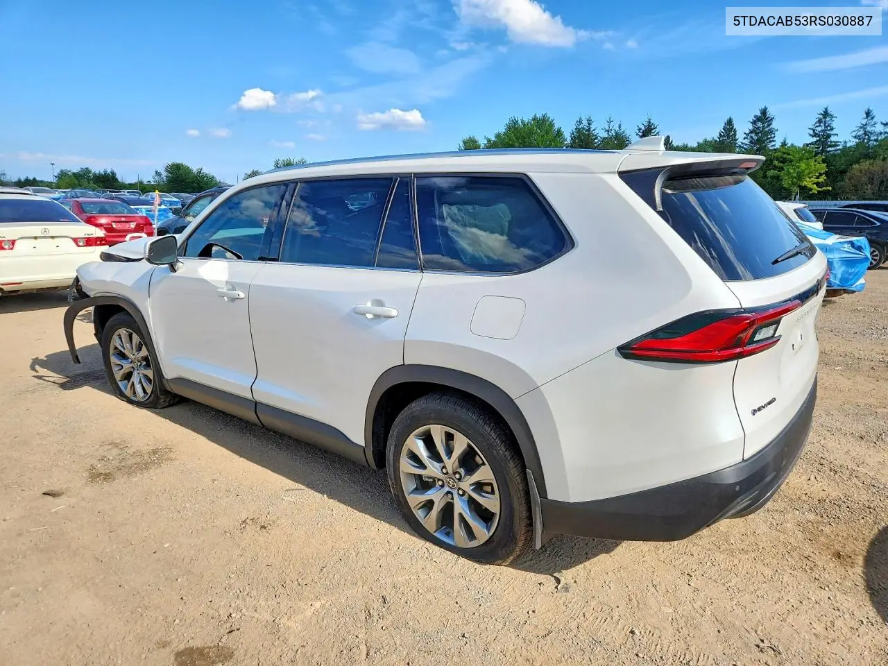 2024 TOYOTA GRAND HIGHLANDER VIN 5TDACAB53RS030887 — фото 2