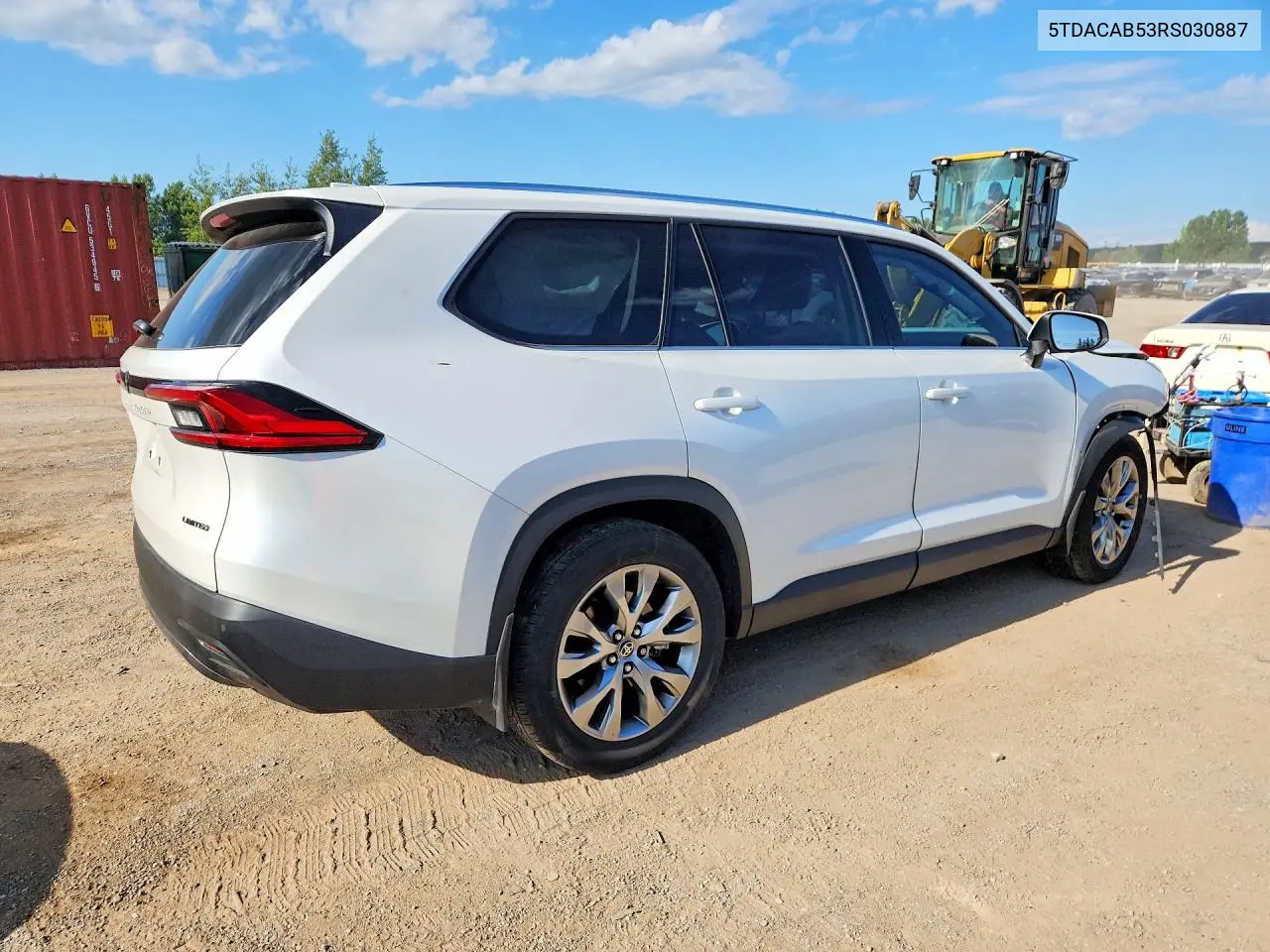 2024 TOYOTA GRAND HIGHLANDER VIN 5TDACAB53RS030887 — фото 3