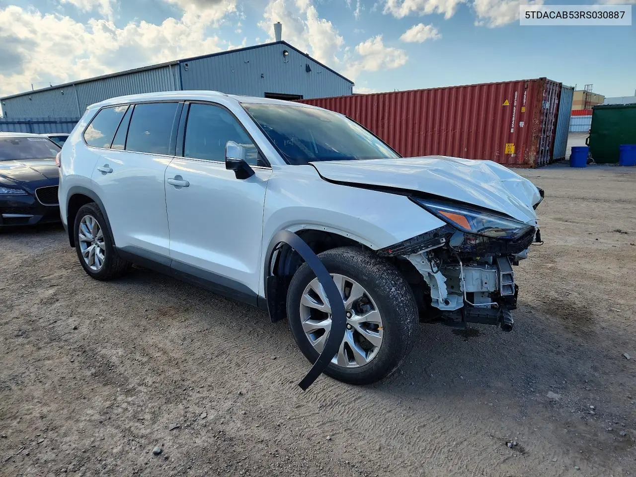 2024 TOYOTA GRAND HIGHLANDER VIN 5TDACAB53RS030887 — фото 4