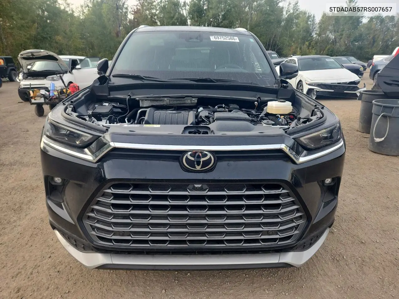2024 TOYOTA GRAND HIGHLANDER VIN 5TDADAB57RS007657 — фото 5
