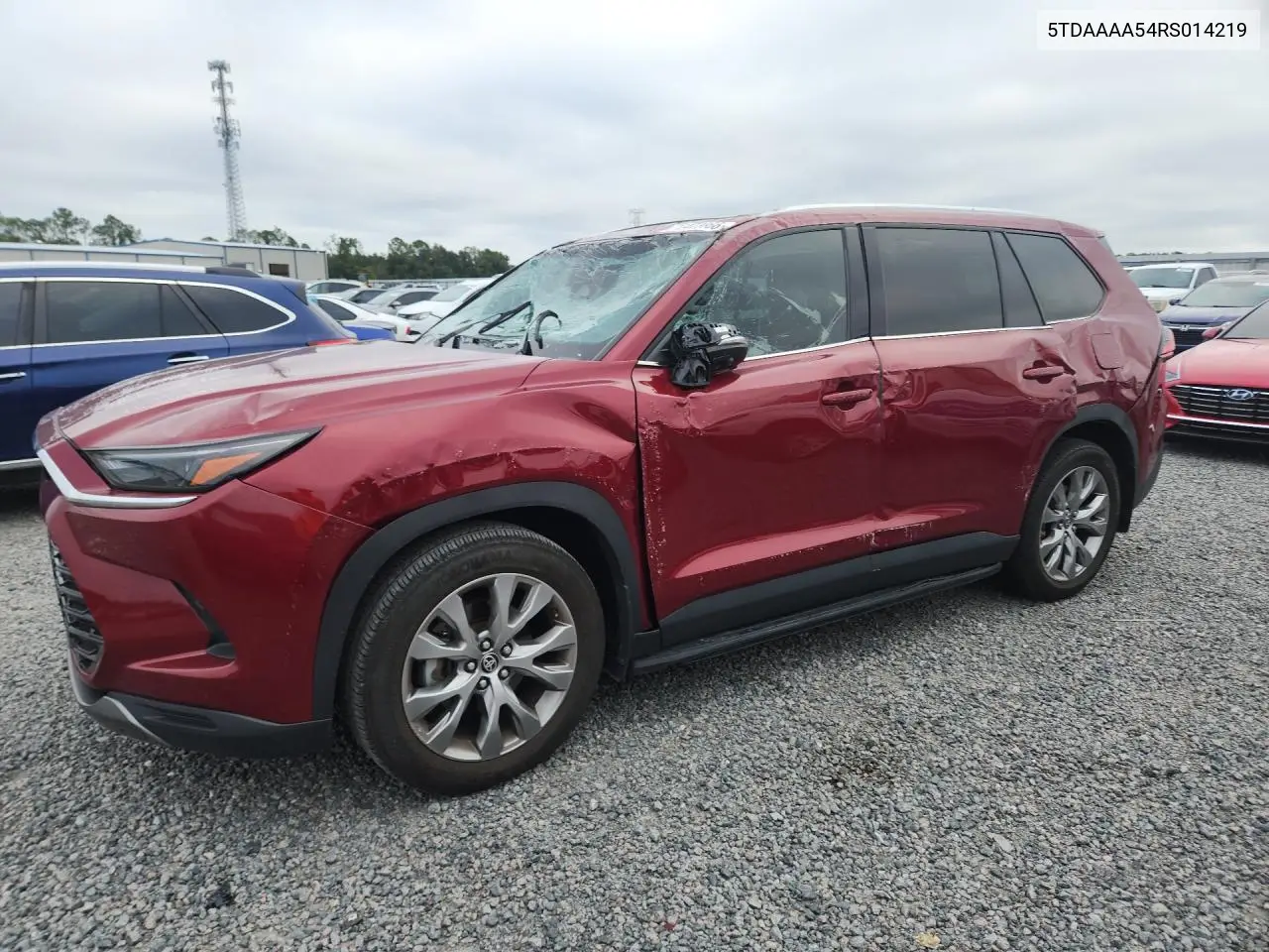 TOYOTA GRAND HIGHLANDER 2024, VIN 5TDAAAA54RS014219