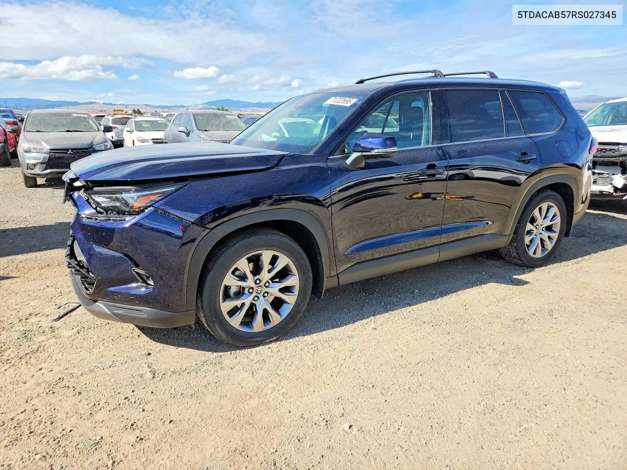TOYOTA GRAND HIGHLANDER 2024, VIN 5TDACAB57RS027345