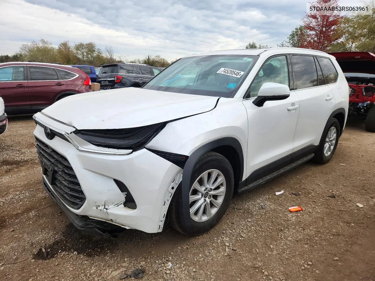 TOYOTA GRAND HIGHLANDER 2024, VIN 5TDAAAB53RS063961