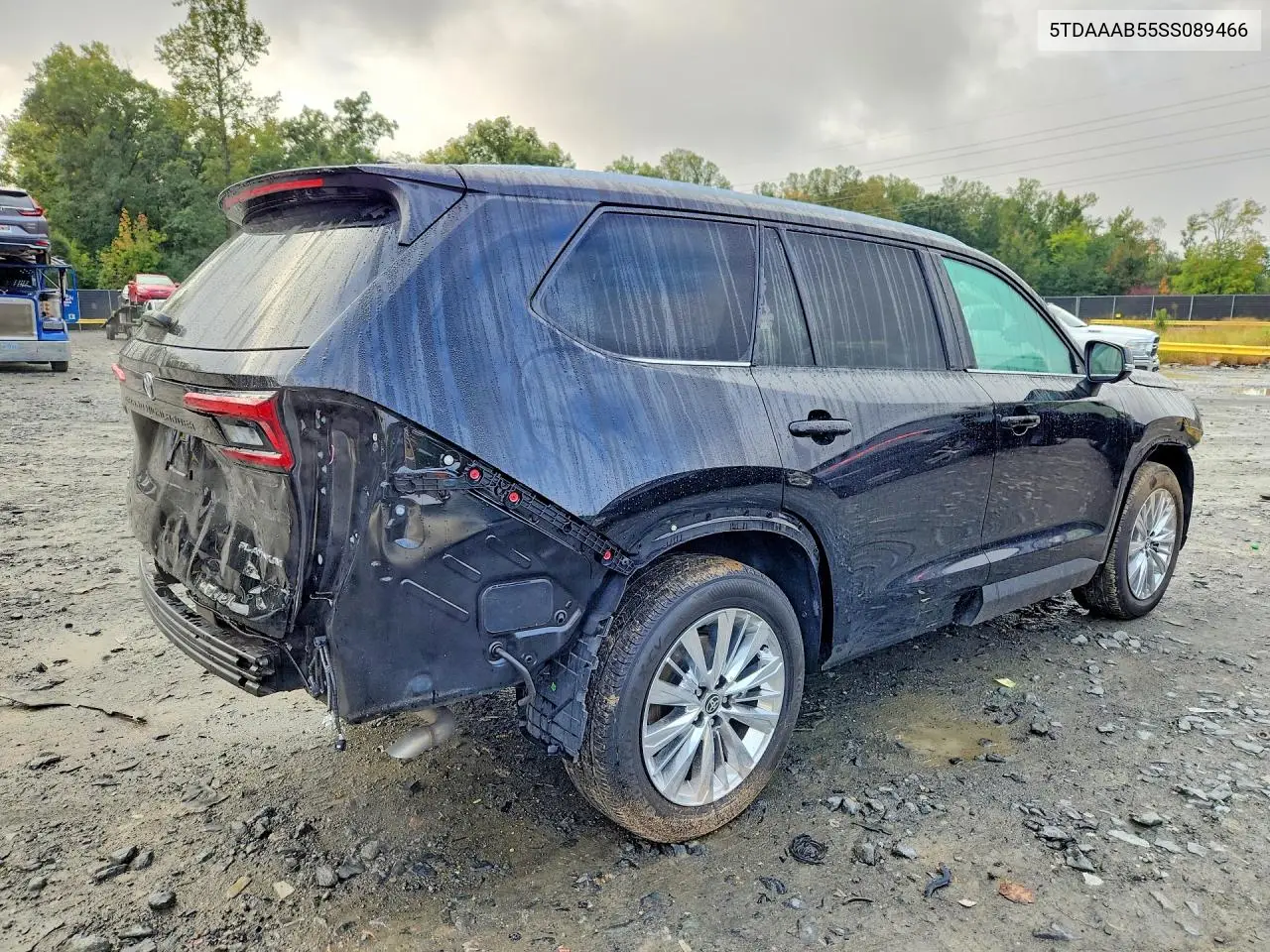 2025 TOYOTA GRAND HIGHLANDER VIN 5TDAAAB55SS089466 — фото 3